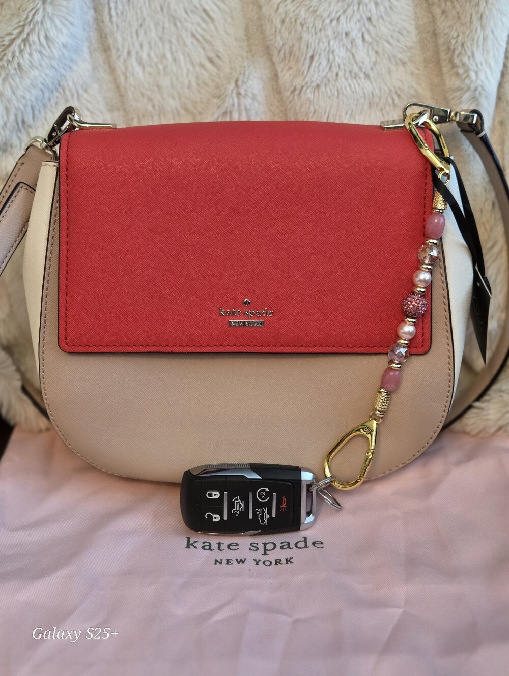 Kate Spade Cameron Street Colorblock Crossbody w/Charm & Dustbag 👛📿✨️